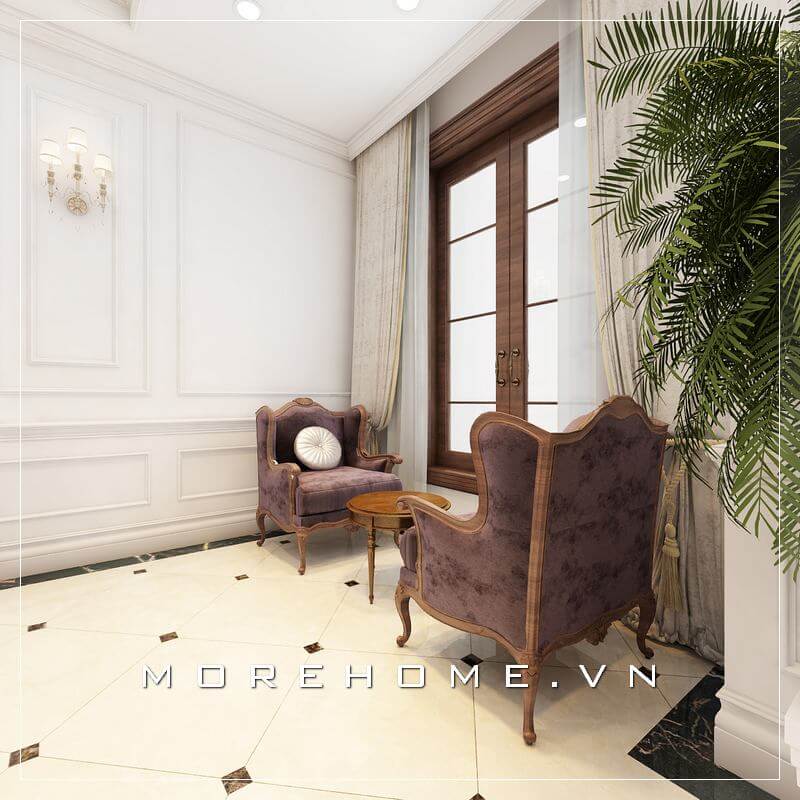 thiết kế nội thất gỗ óc chó